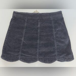 Altered state grey scalloped skirt